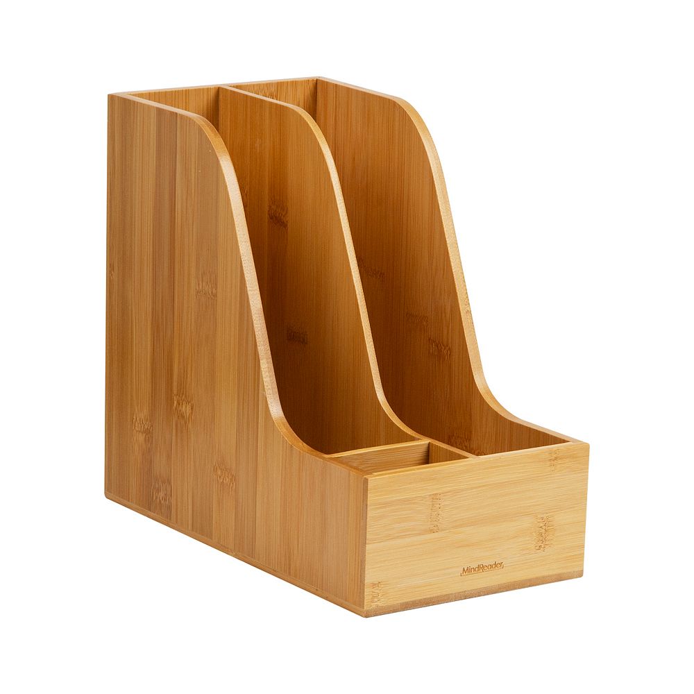 Mind Reader Vertical File Storage Desktop Organizer Magazine Holder