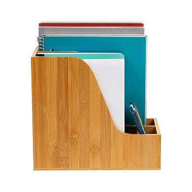 Mind Reader Vertical File Storage Desktop Organizer Magazine Holder