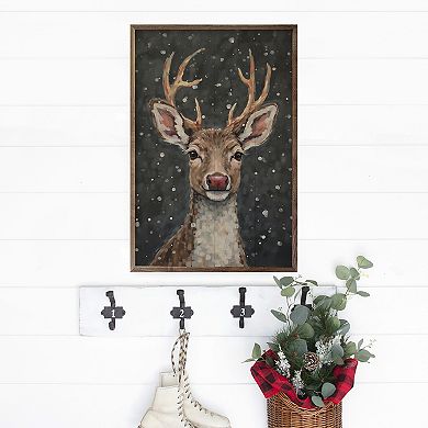 Kendrick Home Reindeer Picture Wall Art