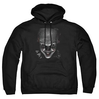 Big & Tall It Clown Face Graphic Pullover Hoodie