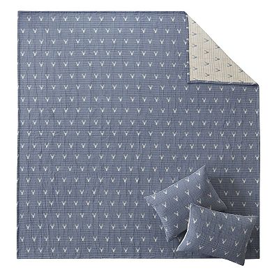 Woolrich Keystone 3 pc Reversible Matelassé Coverlet Set