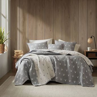 Woolrich Keystone 3 pc Reversible Matelassé Coverlet Set