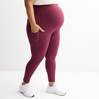 Plus Size Maternity Tek Gear® Ultrastretch High Rise Capri Leggings