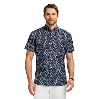 Men's IZOD Breeze Woven Short Sleeve Button Down Shirt