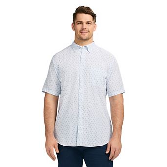 Big & Tall IZOD Breeze Short Sleeve Button-Down Shirt