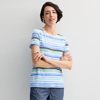 Women's Croft & Barrow® Essential Crewneck Tee