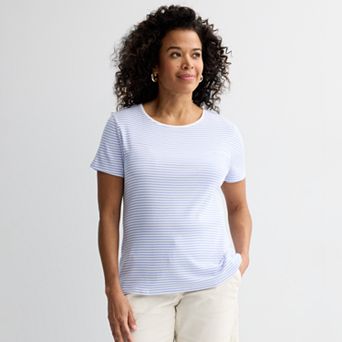 Women's Croft & Barrow® Essential Crewneck Tee