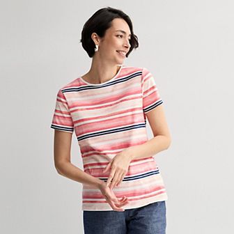 Women's Croft & Barrow® Essential Crewneck Tee