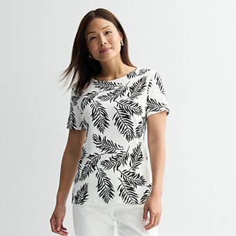 Women's Croft & Barrow® Essential Crewneck Tee