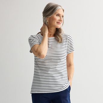 Women's Croft & Barrow® Essential Crewneck Tee