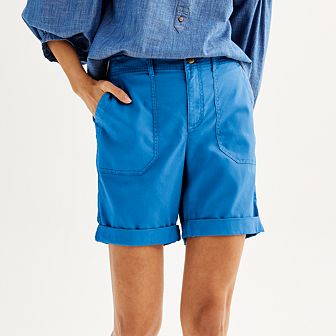 Petite Sonoma Goods For Life® Utility Bermuda Shorts