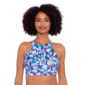 Women's Eco Beach Strappy Back Longline Bikini Top