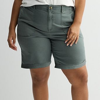 Plus Size Sonoma Goods For Life® Utility Bermuda Shorts