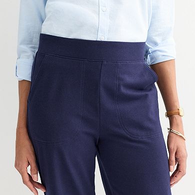 Women’s Croft & Barrow® Effortless Pull-On Straight Leg Pants