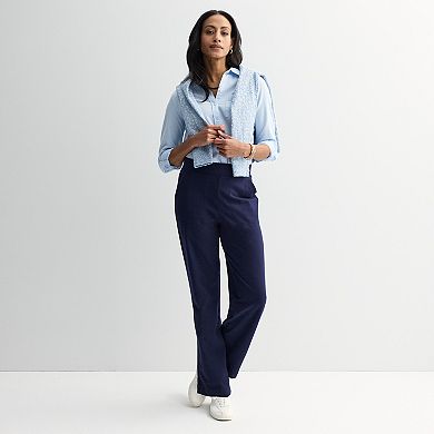 Women’s Croft & Barrow® Effortless Pull-On Straight Leg Pants