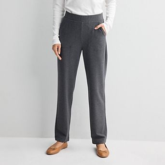 Women’s Croft & Barrow® Effortless Pull-On Straight Leg Pants