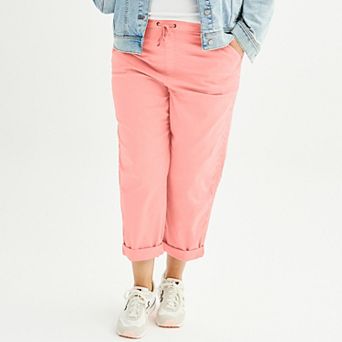 Plus Size Sonoma Goods For Life® Easy Paper Bag Waist Capri