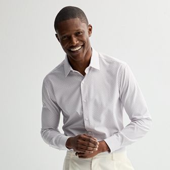 Men's Apt. 9® Performance Slim-Fit Wrinkle Resistant Dress Shirt