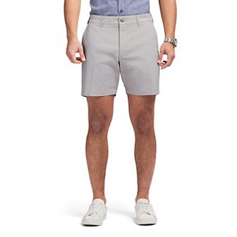 Men's IZOD Saltwater 7-Inch Flat Front Chino Shorts