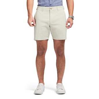 Men's IZOD Saltwater 7-Inch Flat Front Chino Shorts
