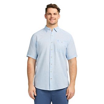 Big & Tall IZOD Dockside Short Sleeve Chambray