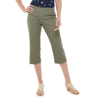 Women's Croft & Barrow® Effortless Stretch Capri Pants
