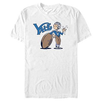Big & Tall Yale Vintage Football Player Graphic Tee