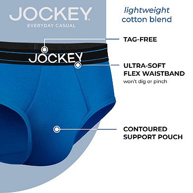 Men's Jockey® 5-Pack Lightweight Cotton Blend Brief