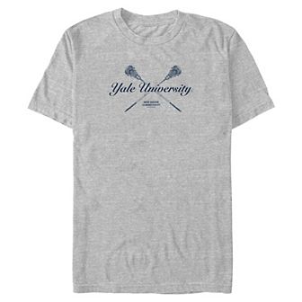 Big & Tall Yale University Lacrosse Graphic Tee