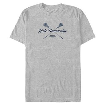 Big & Tall Yale University Lacrosse Graphic Tee
