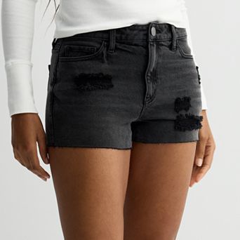 Juniors' SO® High-Rise Shortie Shorts
