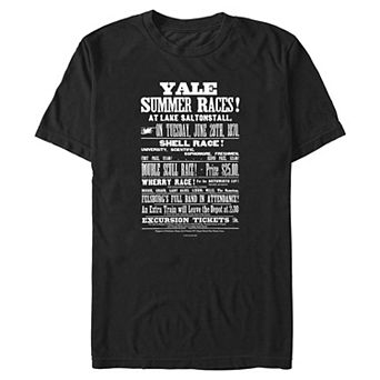 Big & Tall Yale Summer Races Graphic Tee