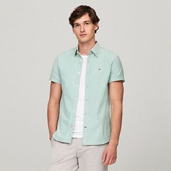 Men's Tommy Hilfiger Short Sleeve Original Stretch Oxford Shirt