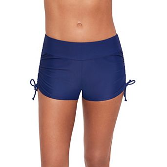 Women's ECO BEACH Side-Ruched Swim Shorts