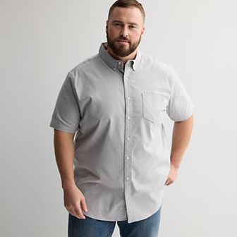 Big & Tall Sonoma Goods For Life® Short Sleeve Perfect Length Shirt