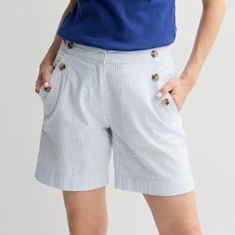 Women's Croft & Barrow® Classic Button Shorts