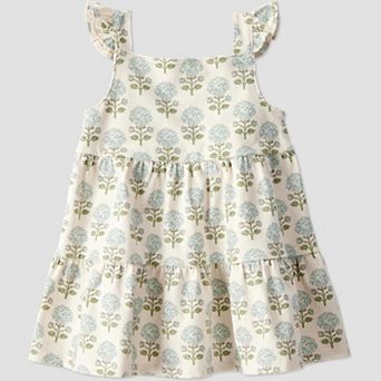 Baby Girl Little Planet by Carter's Organic Cotton Floral Print Dress
