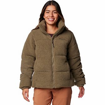 Women's Columbia Puffect Sherpa Puffer Jacket - Size XX Large