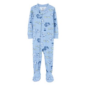 Baby Boy Carter's 1 pc Safari Cotton Footed Pajamas