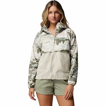 Women's Columbia Spire Valley Omni-SHIELD™ Printed Windbreaker Jacket