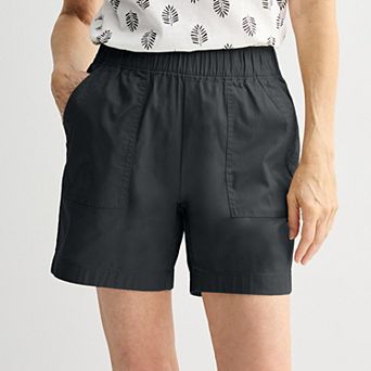 Women's Croft & Barrow® Pull On Twill Shorts