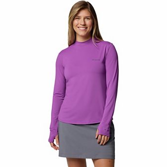 Women's Columbia Chill River UPF 50 Long Sleeve Mock Neck Shirt