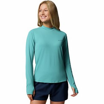 Women's Columbia Chill River UPF 50 Long Sleeve Mock Neck Shirt