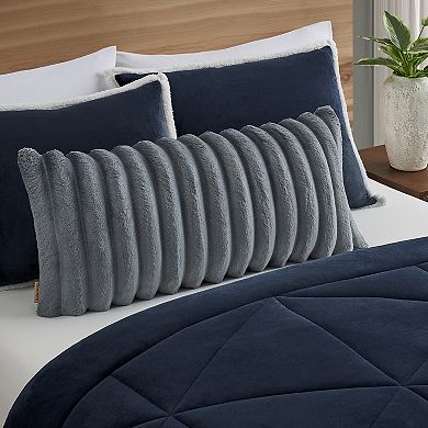 Bearpaw Millburn Faux Fur Bolster Pillow