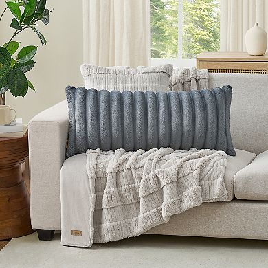 Bearpaw Millburn Faux Fur Bolster Pillow