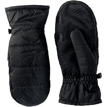 Women's Lands' End Wanderweight Puffer Mittens