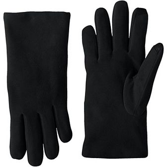 Women's Lands' End Suede Tech Gloves