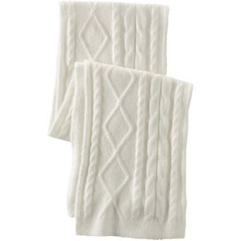 Women's Lands' End CashTouch Cable Knit Scarf