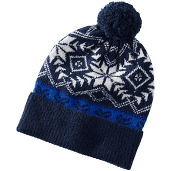Women's Lands' End CashTouch Fair Isle Beanie