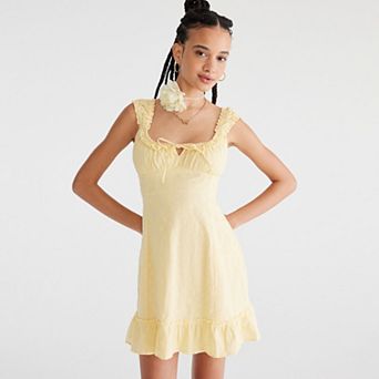 Juniors' Aeropostale Eyelet Short Sleeve Mini Dress